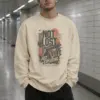 "No Lost Just Exploring" Unisex Sponge Fleece Crewneck Sweatshirt | Bella + Canvas 3901