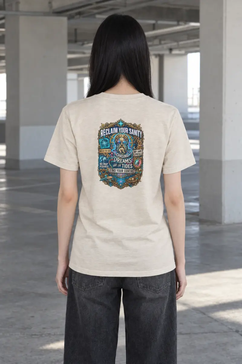 "No Map Required" Heavyweight Unisex Crewneck T-shirt