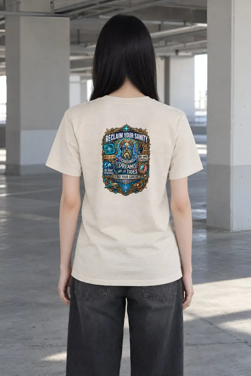 "No Map Required" Heavyweight Unisex Crewneck T-shirt