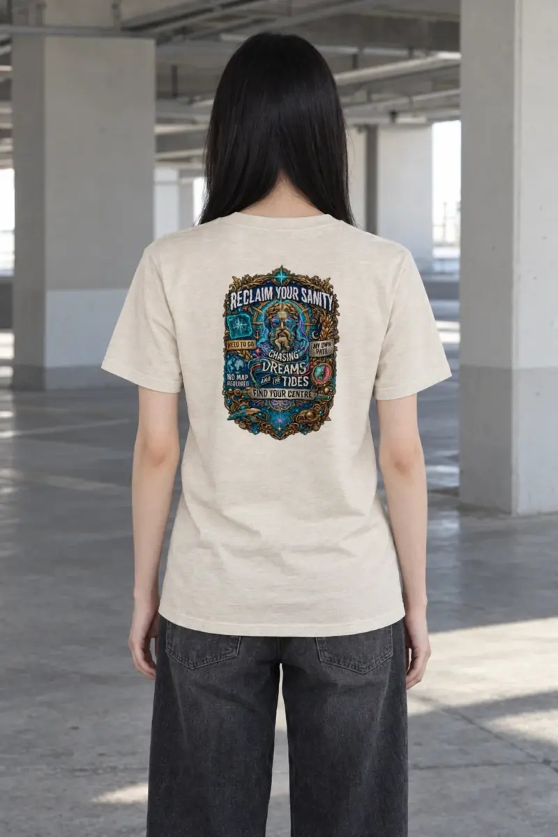 "No Map Required" Heavyweight Unisex Crewneck T-shirt