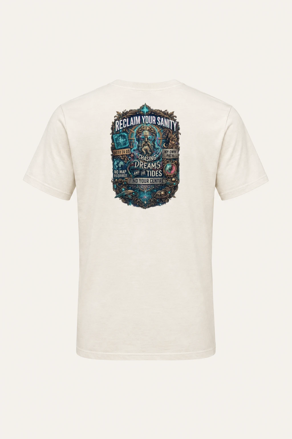 "No Map Required" Heavyweight Unisex Crewneck T-shirt | Gildan 5000