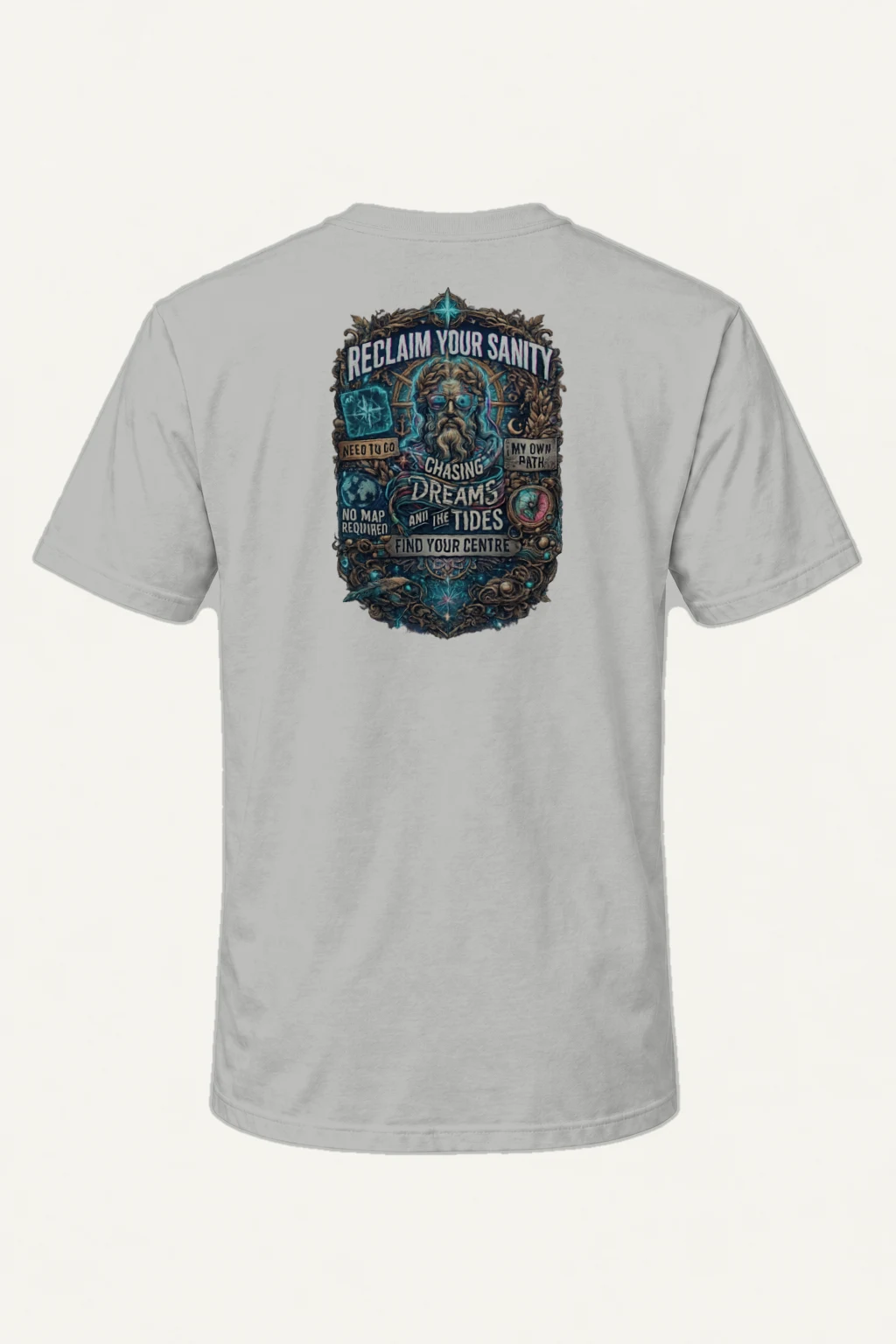 "No Map Required" Heavyweight Unisex Crewneck T-shirt | Gildan 5000