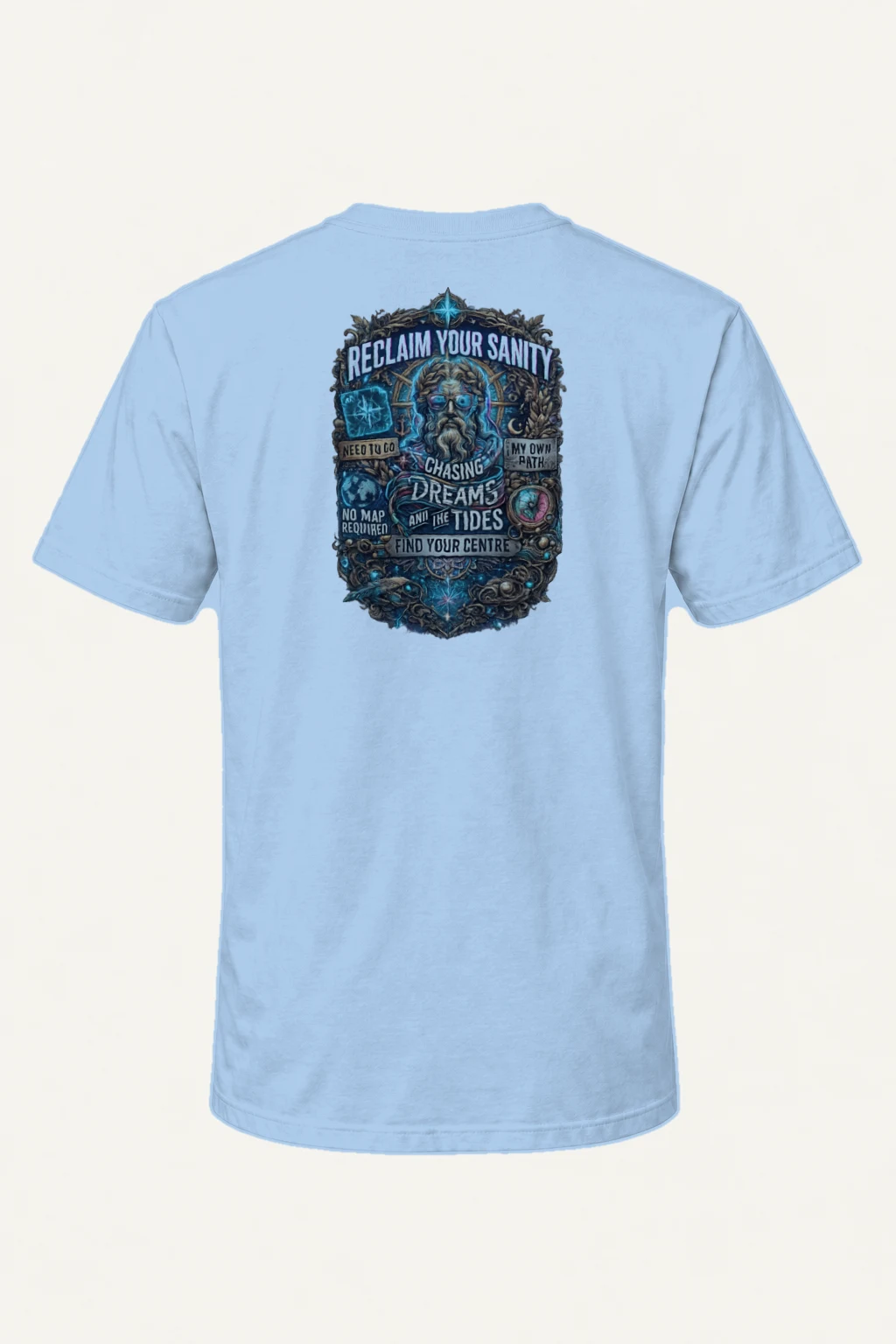 "No Map Required" Heavyweight Unisex Crewneck T-shirt | Gildan 5000