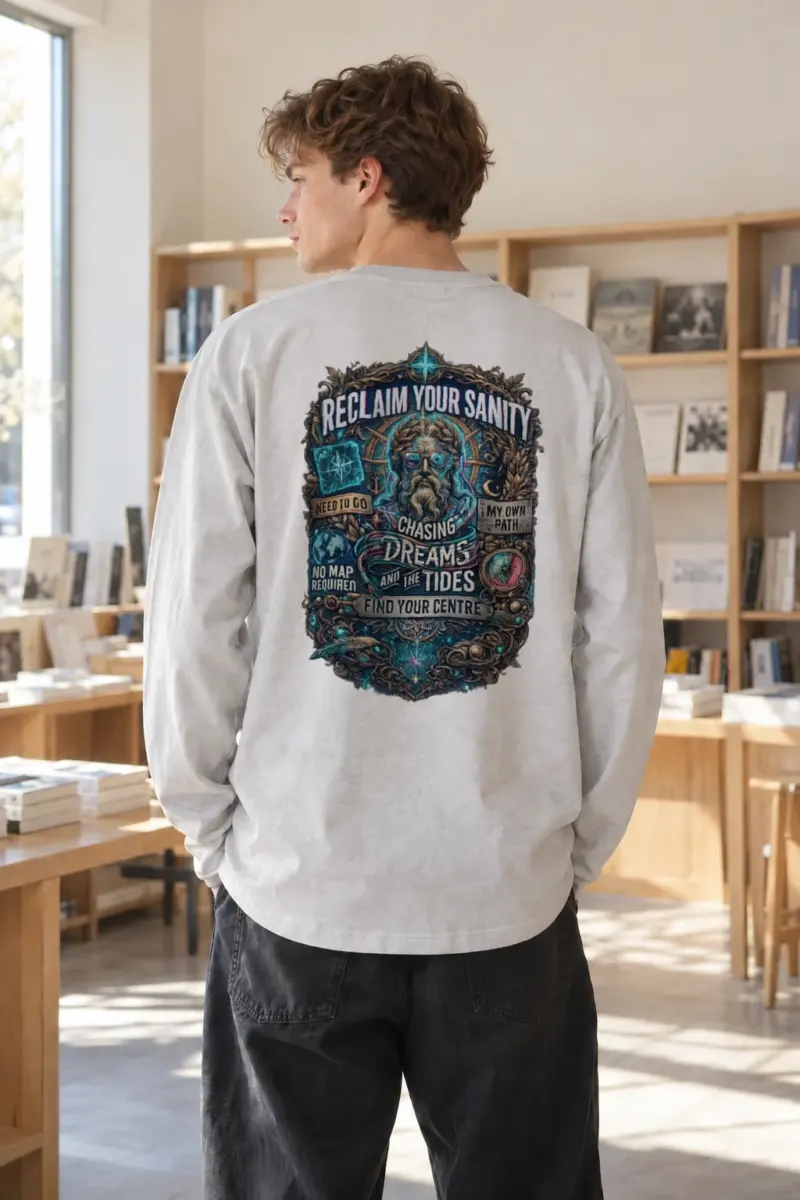 “No Map Required” Unisex Longsleeve T-shirt | Gildan 2400