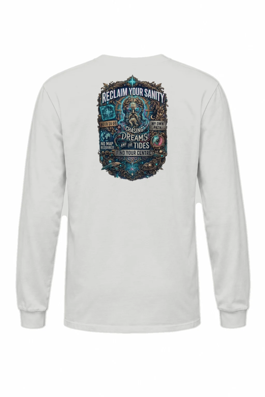 "No Map Required" Unisex Longsleeve T-shirt | Gildan 2400