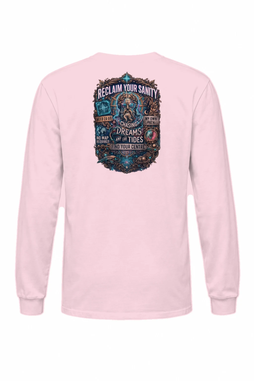 "No Map Required" Unisex Longsleeve T-shirt | Gildan 2400