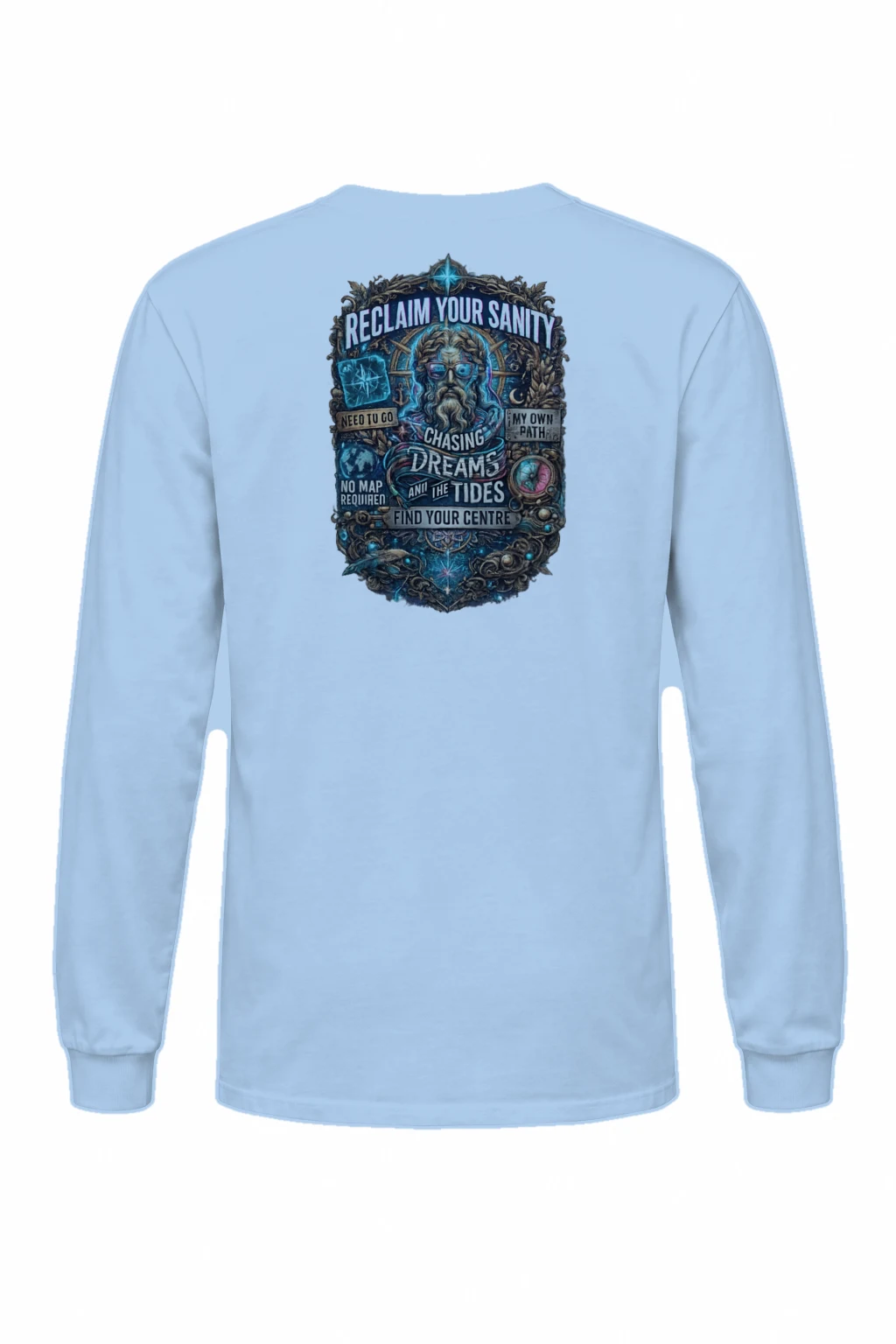 "No Map Required" Unisex Longsleeve T-shirt | Gildan 2400