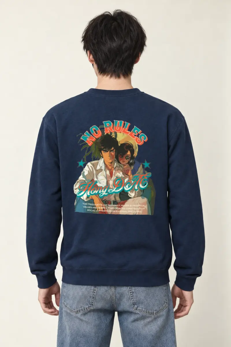 "No Rules" Heavy Blend Unisex Crewneck Sweatshirt