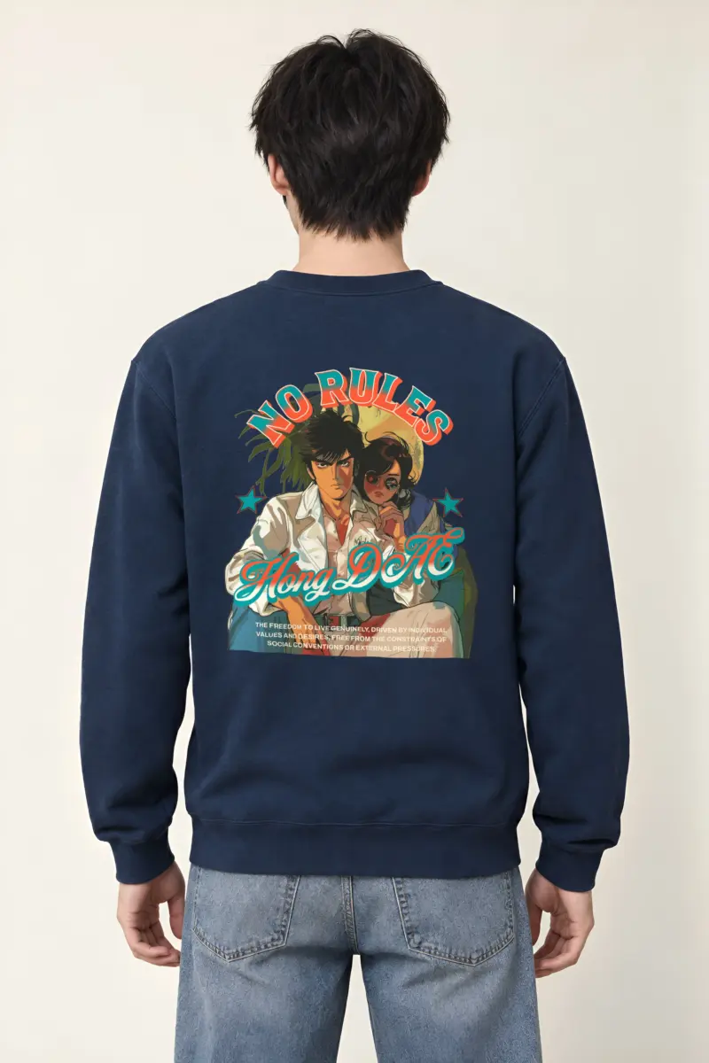 "No Rules" Heavy Blend Unisex Crewneck Sweatshirt