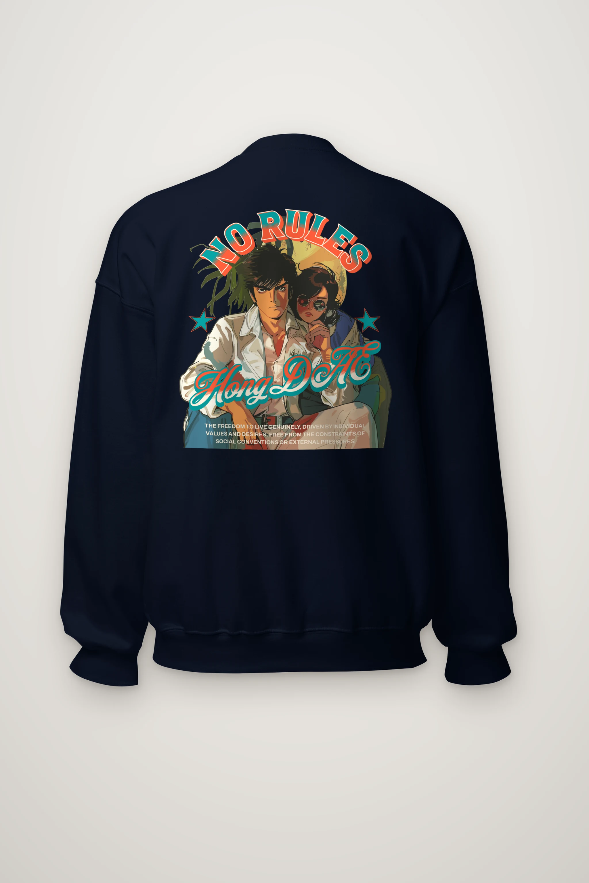 "No Rules" Heavy Blend Unisex Crewneck Sweatshirt