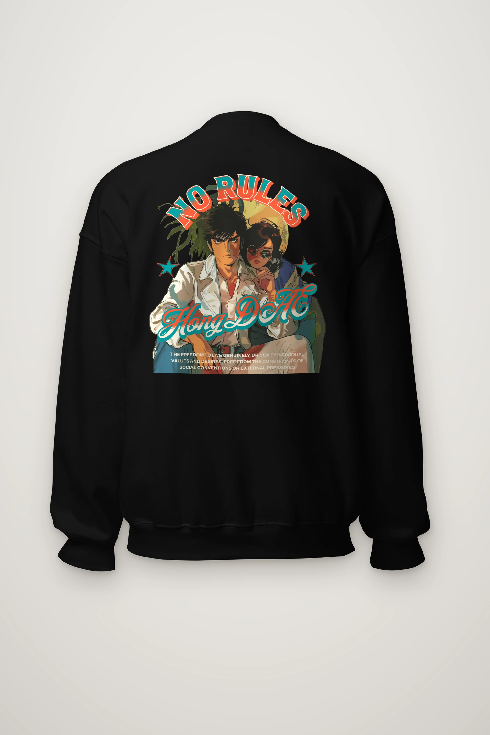 "No Rules" Heavy Blend Unisex Crewneck Sweatshirt