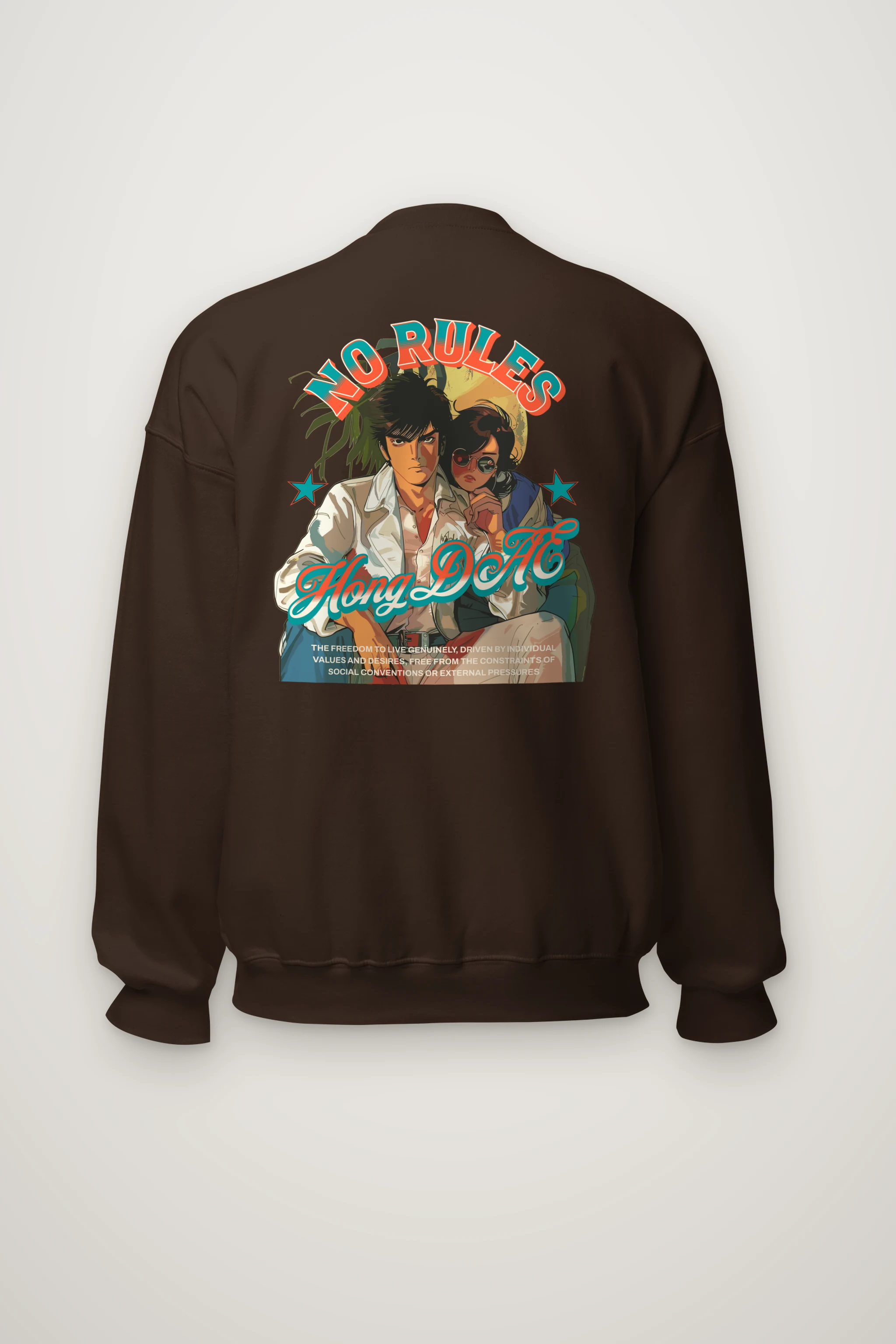 "No Rules" Heavy Blend Unisex Crewneck Sweatshirt