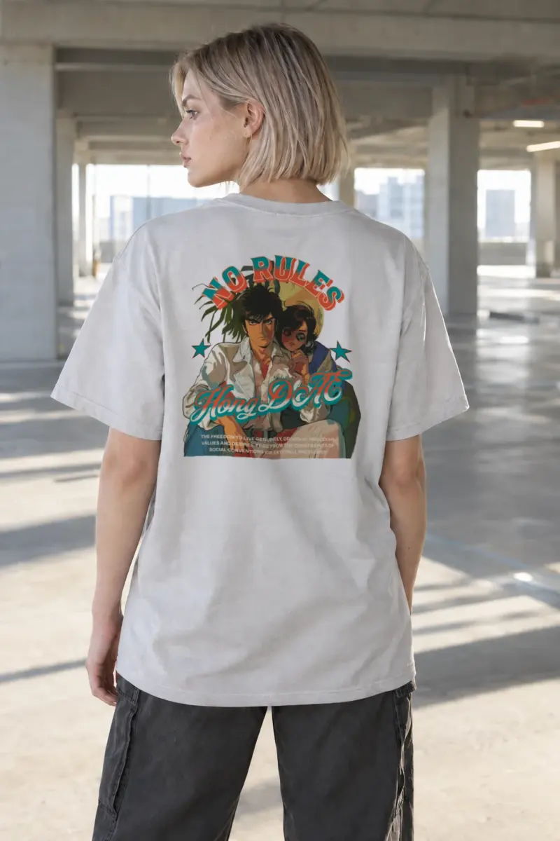 "No Rules" Heavyweight Unisex Crewneck T-shirt | Gildan 5000