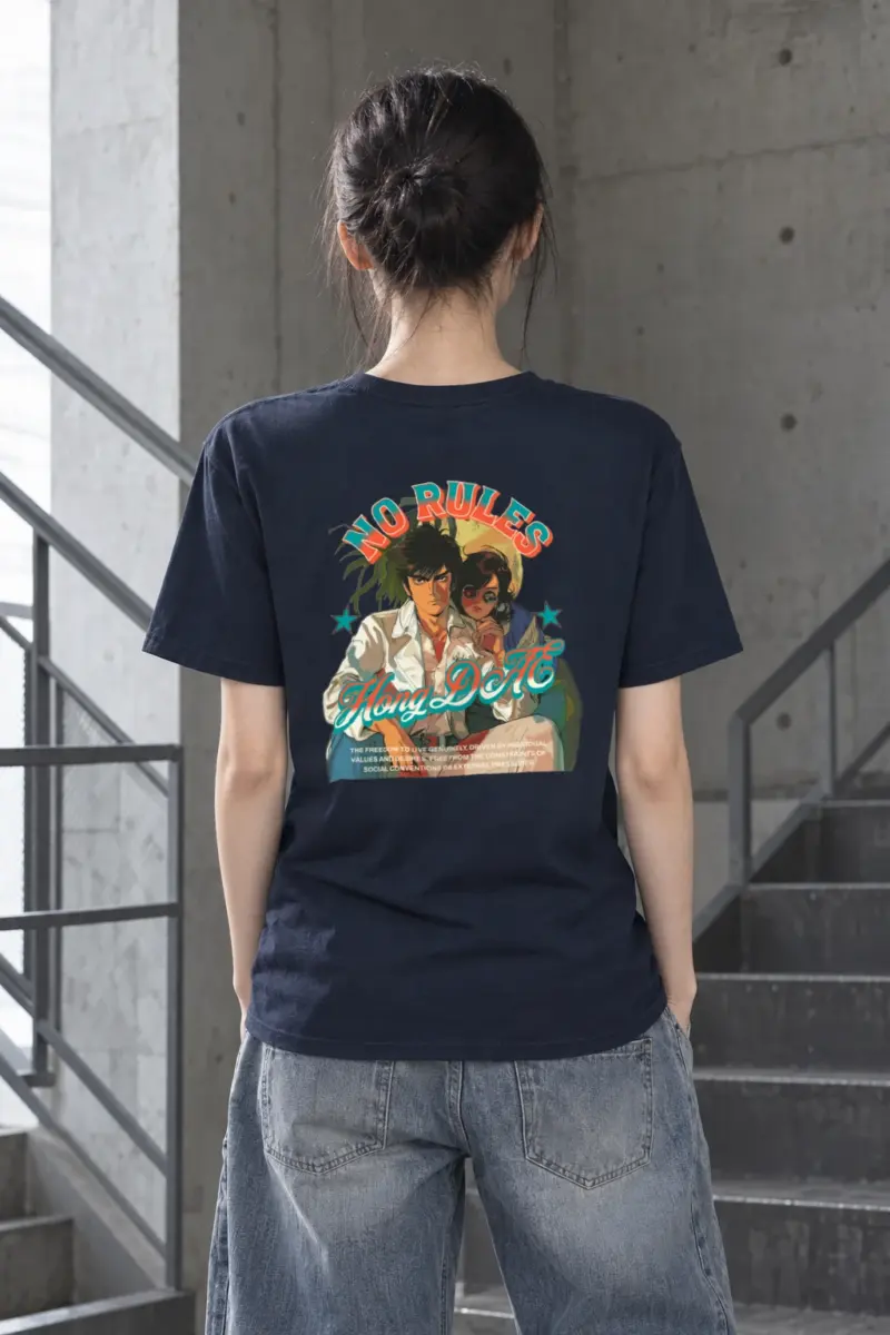 "No Rules" Heavyweight Unisex Crewneck T-shirt