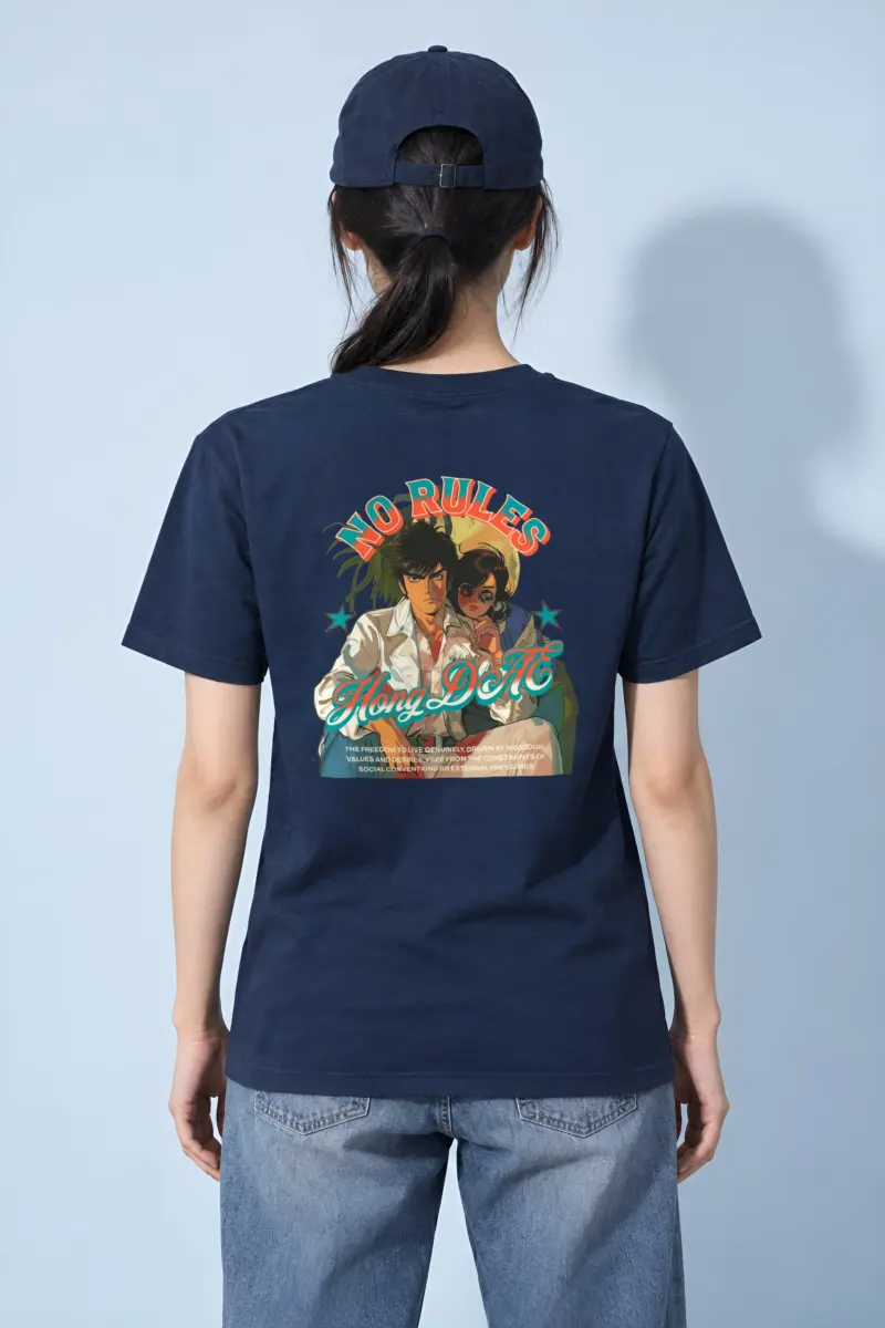 "No Rules" Heavyweight Unisex Crewneck T-shirt