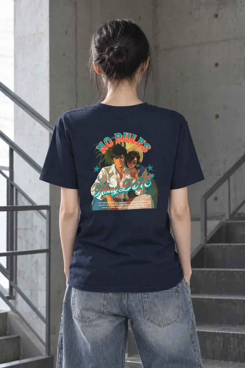 "No Rules" Heavyweight Unisex Crewneck T-shirt