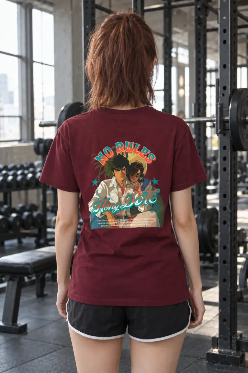 "No Rules" Heavyweight Unisex Crewneck T-shirt