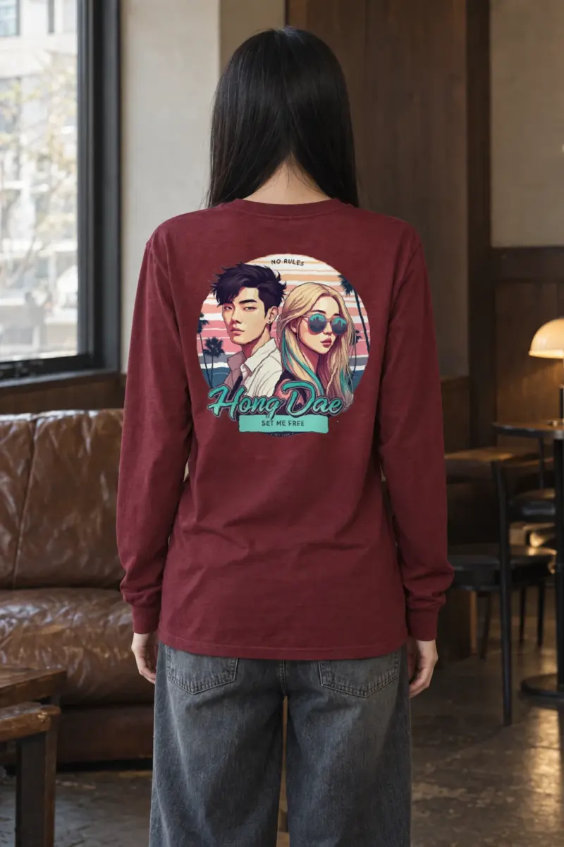 "No Rules Hongdae" Unisex Longsleeve T-shirt | Gildan 2400
