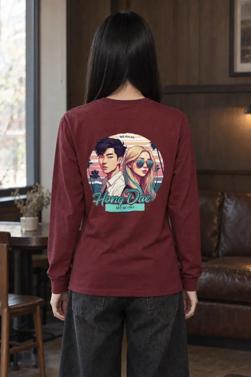 "No Rules Hongdae" Unisex Longsleeve T-shirt