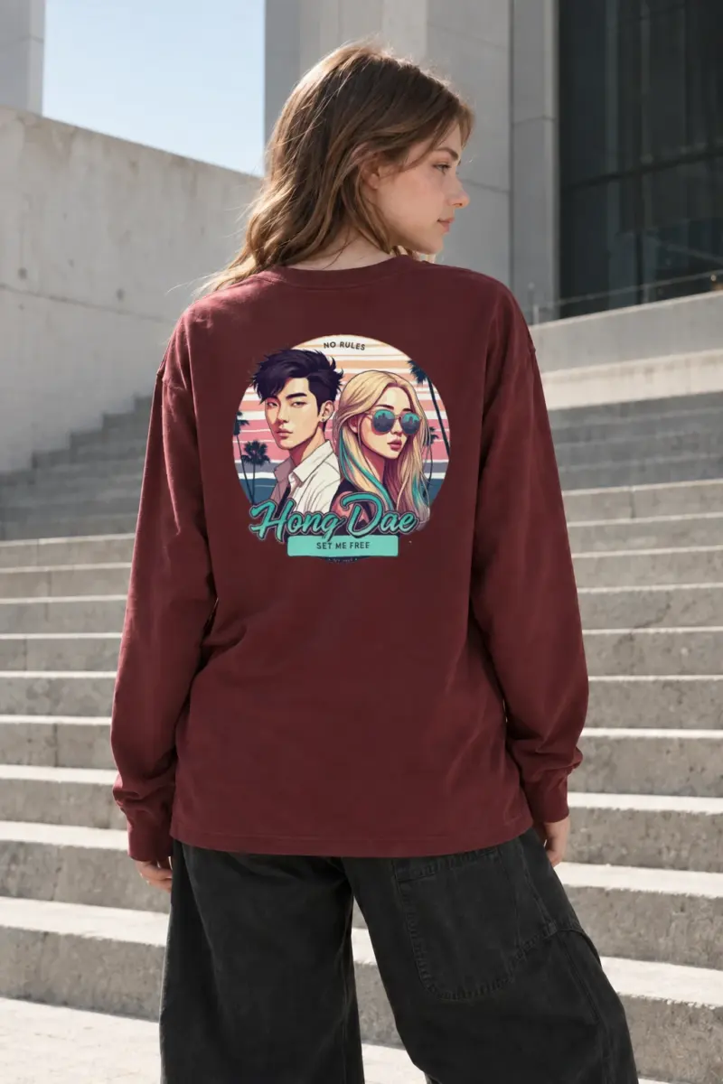 "No Rules Hongdae" Unisex Longsleeve T-shirt | Gildan 2400