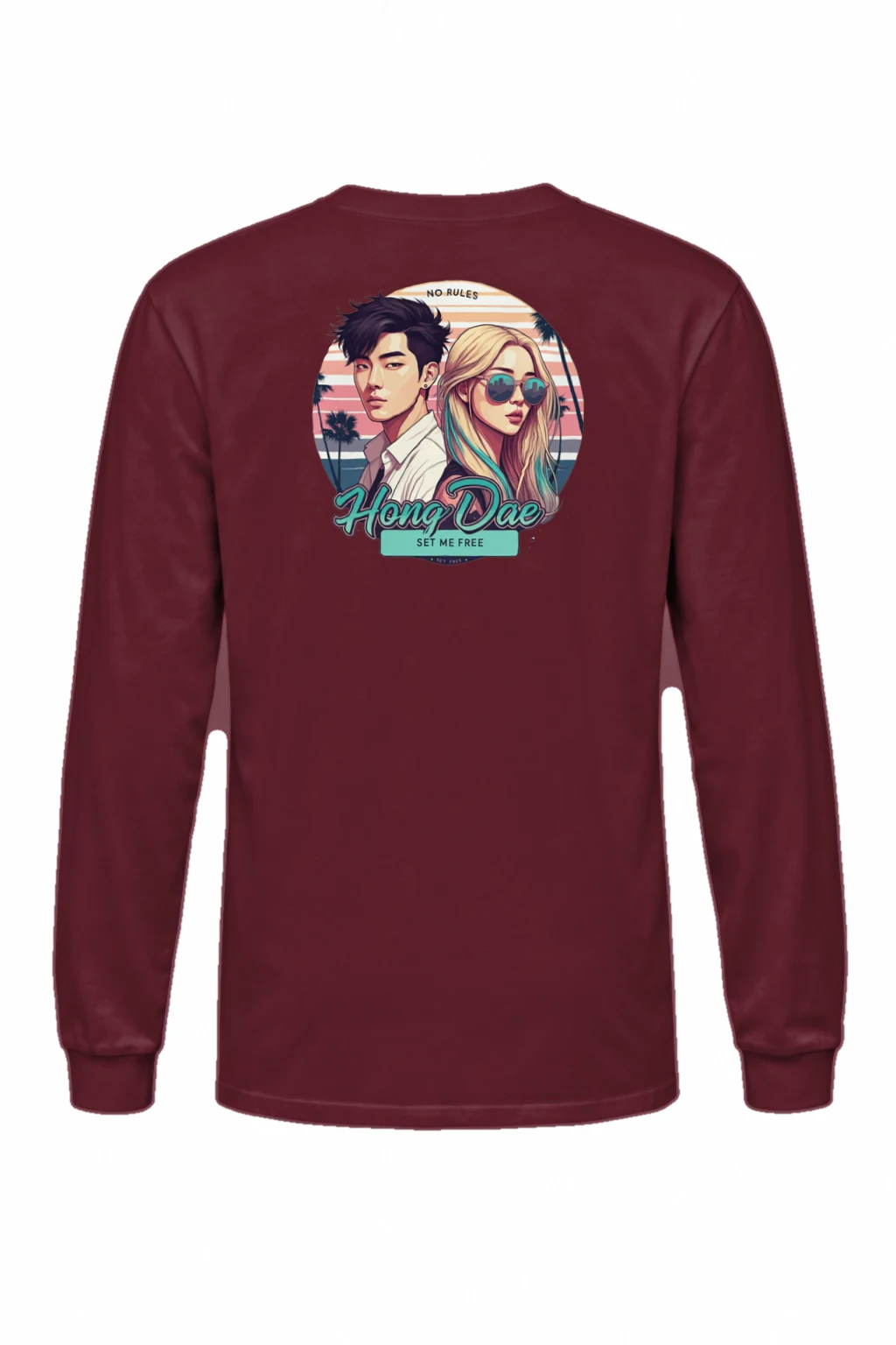 "No Rules Hongdae" Unisex Longsleeve T-shirt | Gildan 2400