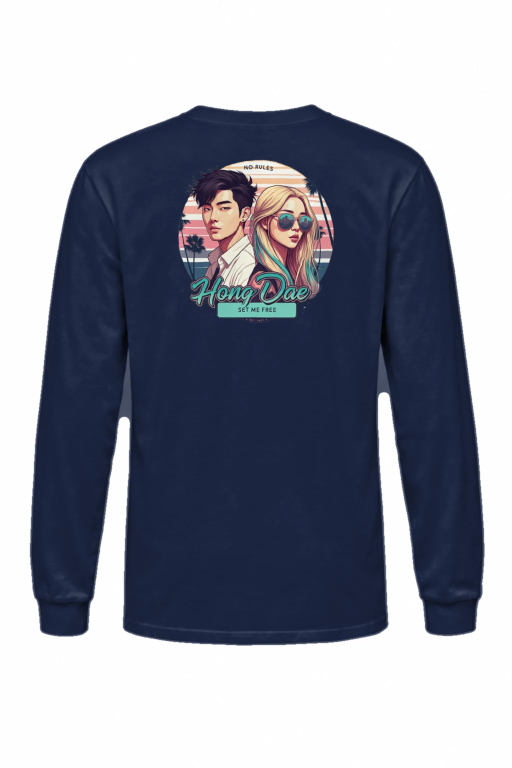 "No Rules Hongdae" Unisex Longsleeve T-shirt | Gildan 2400