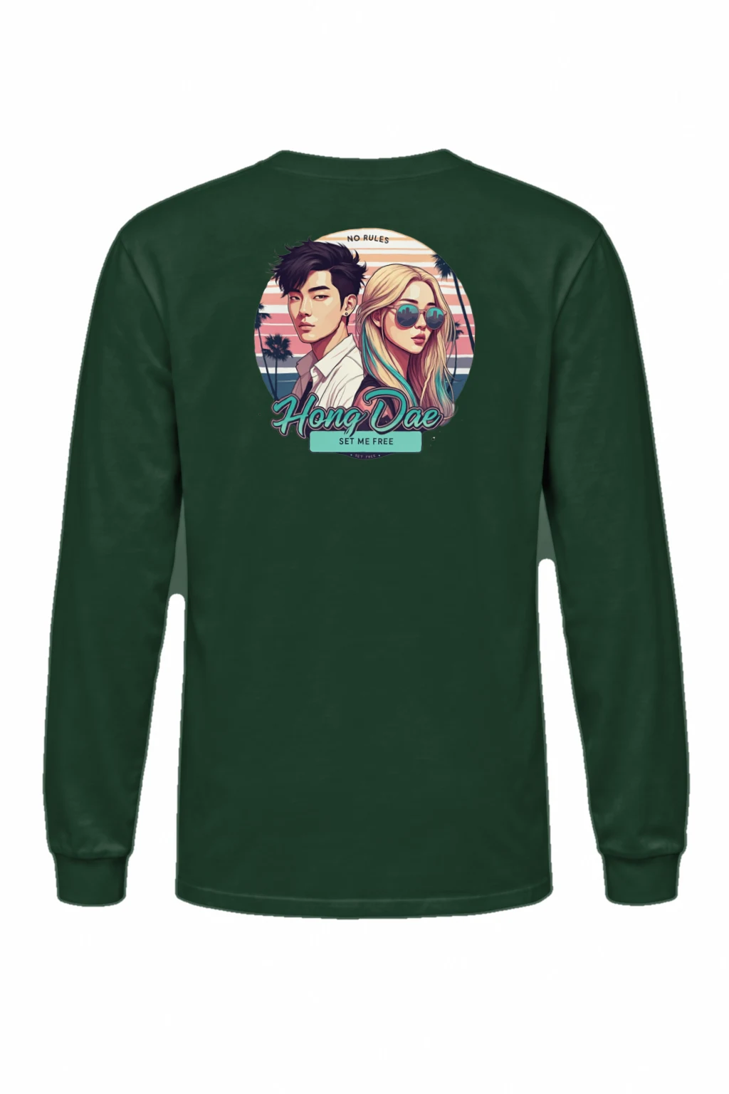 "No Rules Hongdae" Unisex Longsleeve T-shirt | Gildan 2400