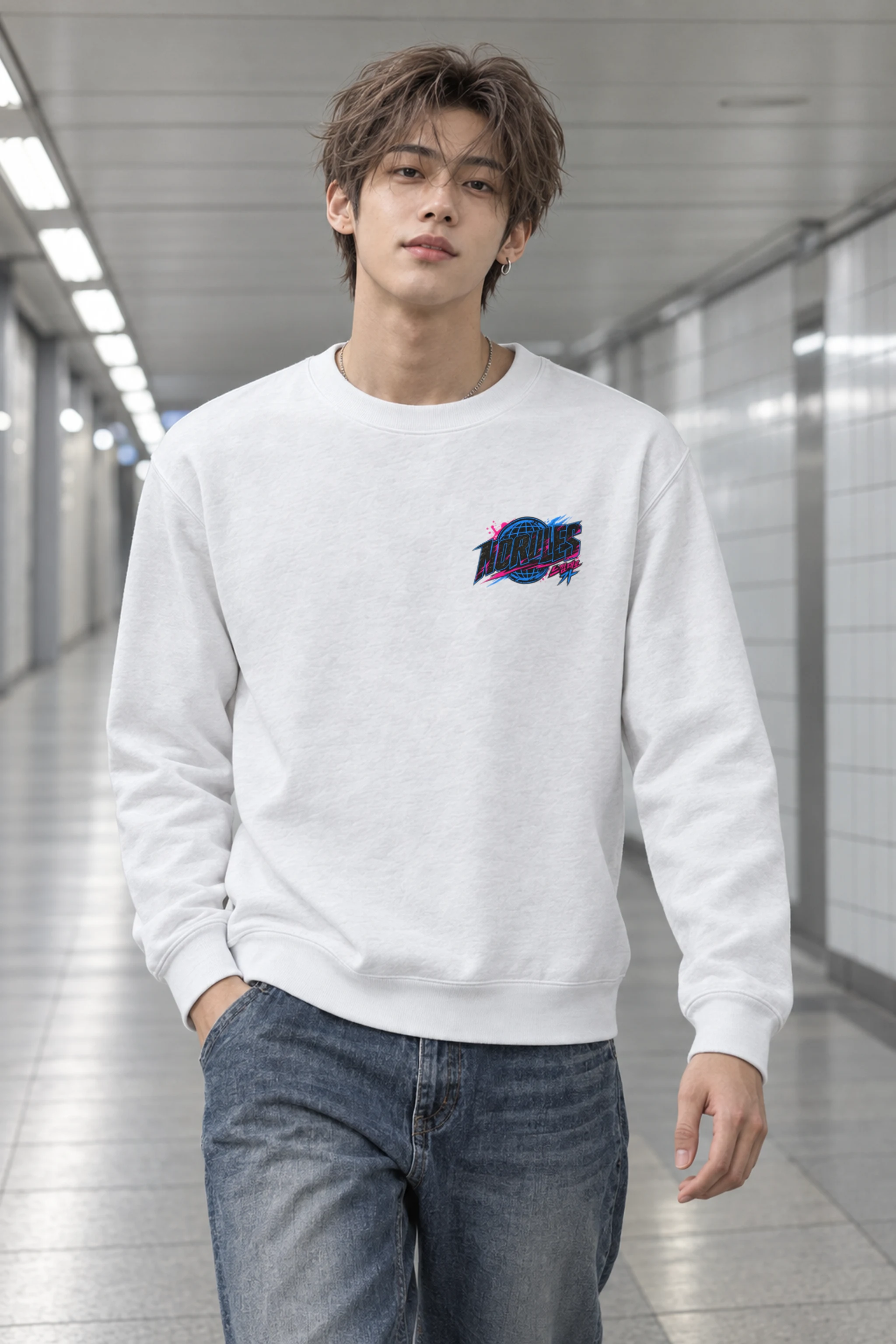 "No Rules Just Vibes" Heavy Blend Unisex Crewneck Sweatshirt