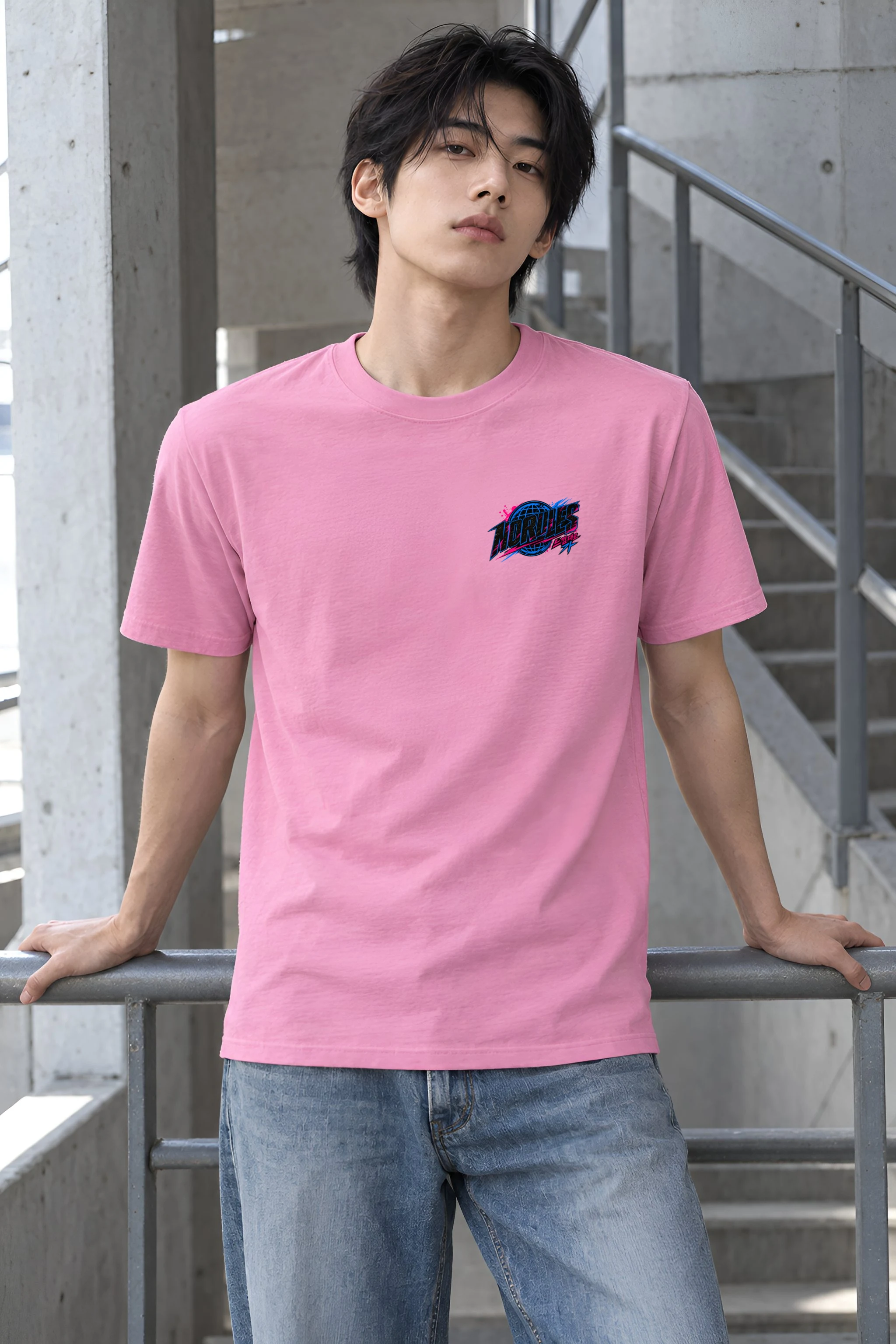 "No Rules Just Vibes" Heavyweight Unisex Crewneck T-shirt