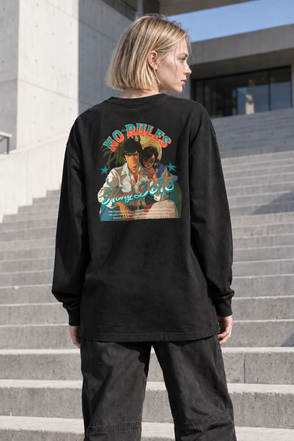 "No Rules" Unisex Longsleeve T-shirt | Gildan 2400