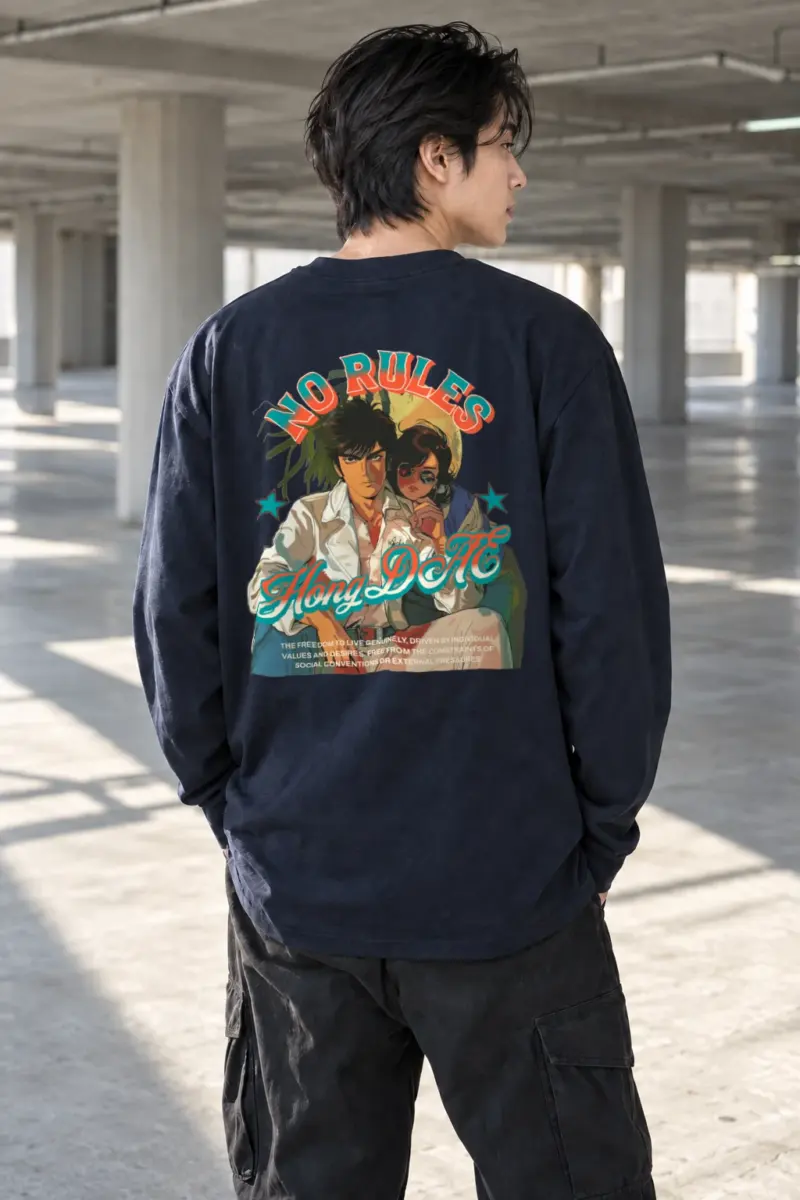 "No Rules" Unisex Longsleeve T-shirt | Gildan 2400