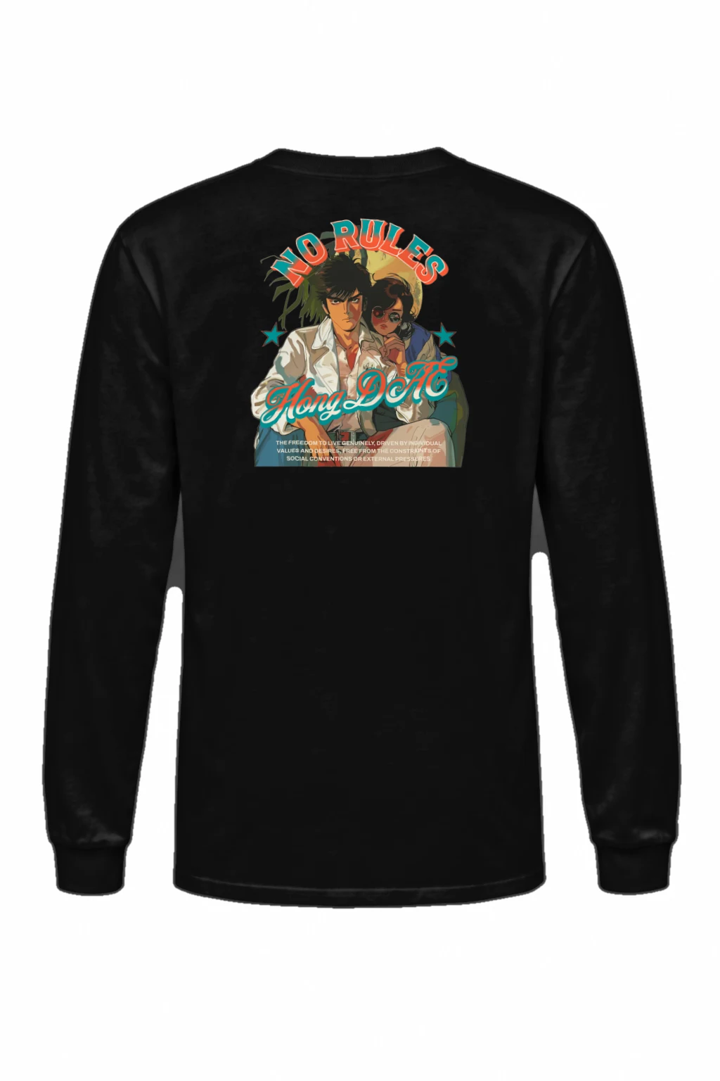 "No Rules" Unisex Longsleeve T-shirt | Gildan 2400