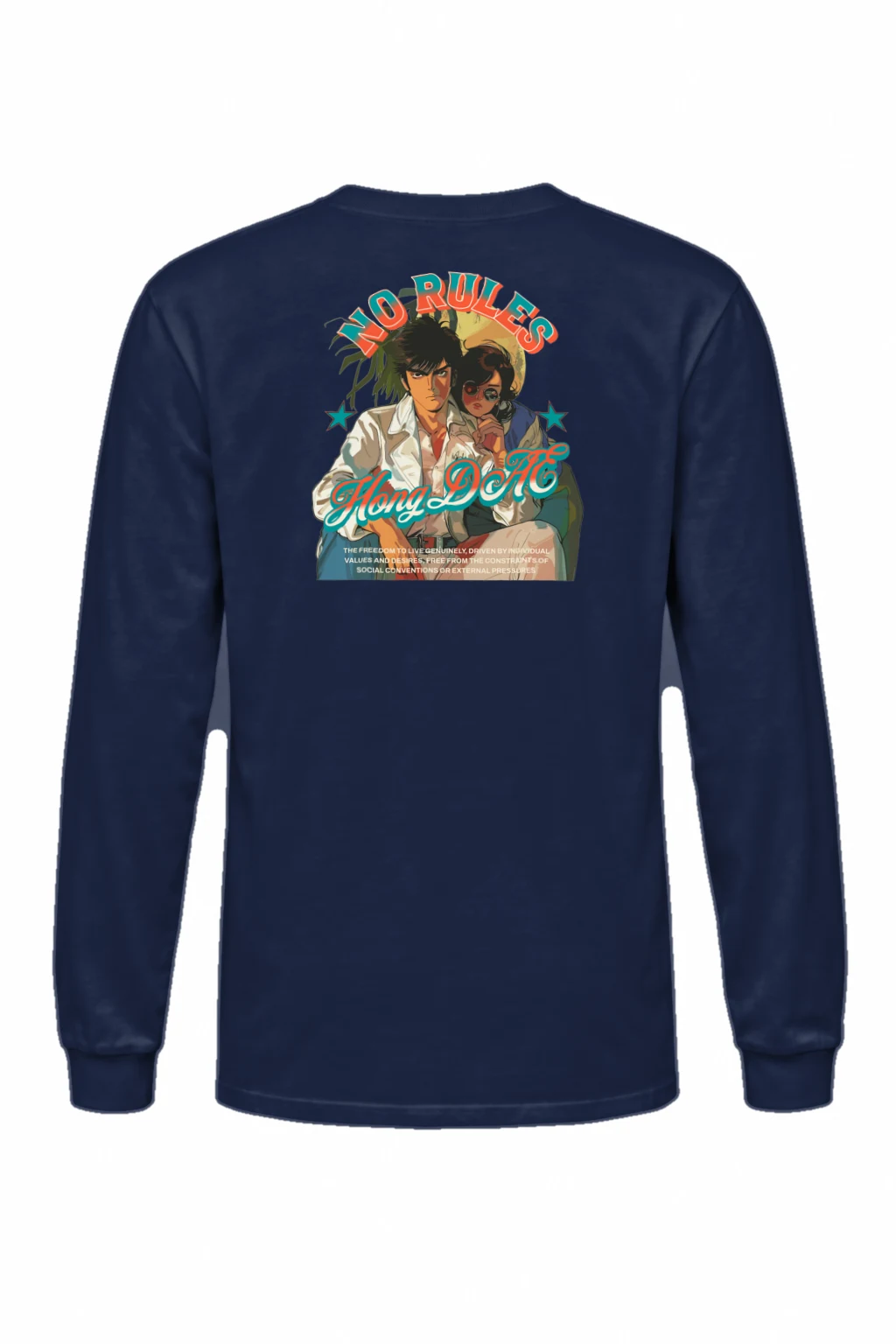 "No Rules" Unisex Longsleeve T-shirt | Gildan 2400