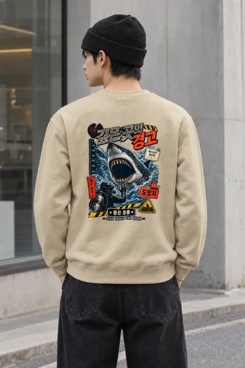 "No Safe Water" Heavy Blend Unisex Crewneck Sweatshirt
