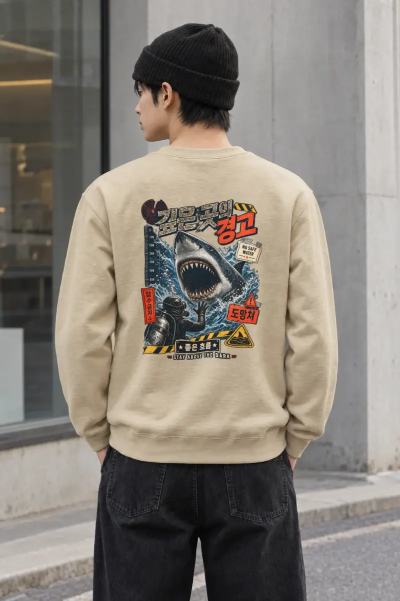 "No Safe Water" Heavy Blend Unisex Crewneck Sweatshirt