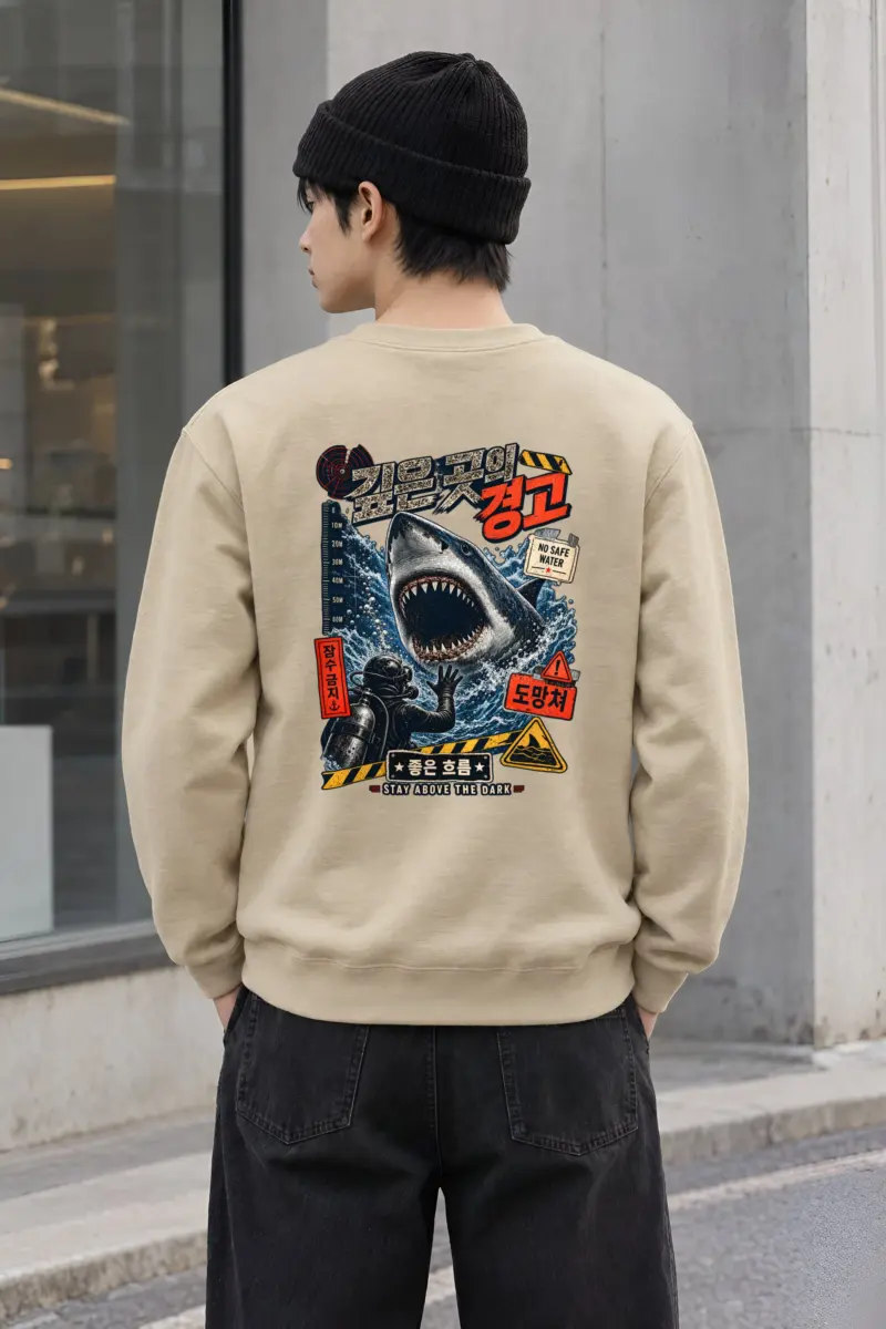 "No Safe Water" Heavy Blend Unisex Crewneck Sweatshirt