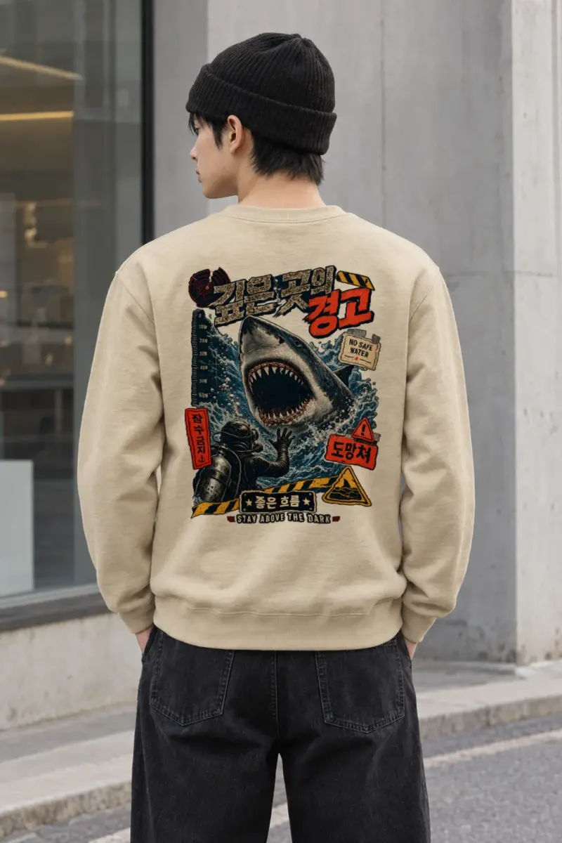 "No Safe Water" Heavy Blend Unisex Crewneck Sweatshirt