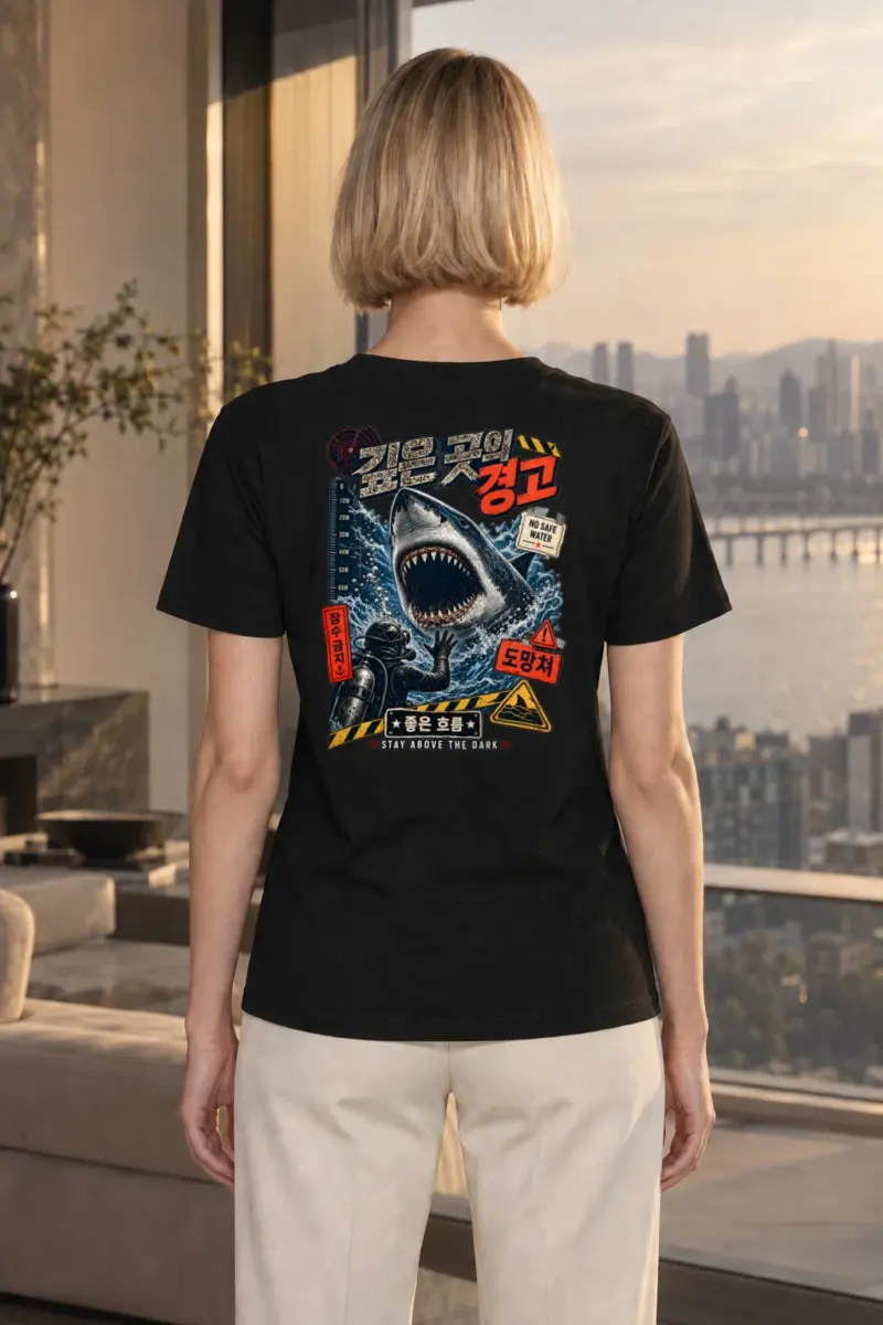 "No Safe Water" Heavyweight Unisex Crewneck T-shirt | Gildan 5000