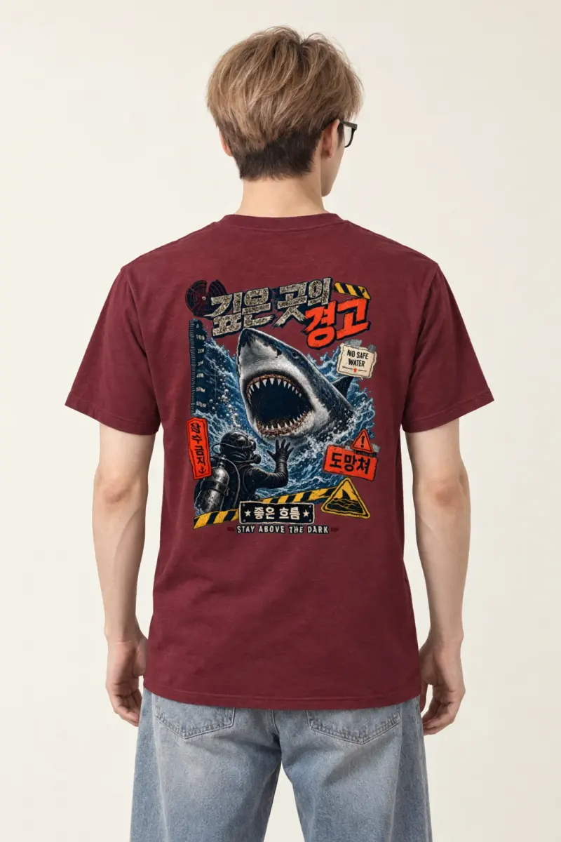 "No Safe Water" Heavyweight Unisex Crewneck T-shirt