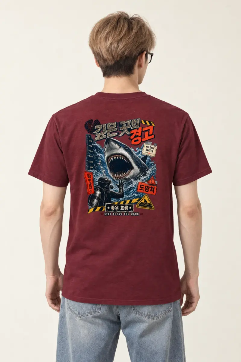 "No Safe Water" Heavyweight Unisex Crewneck T-shirt
