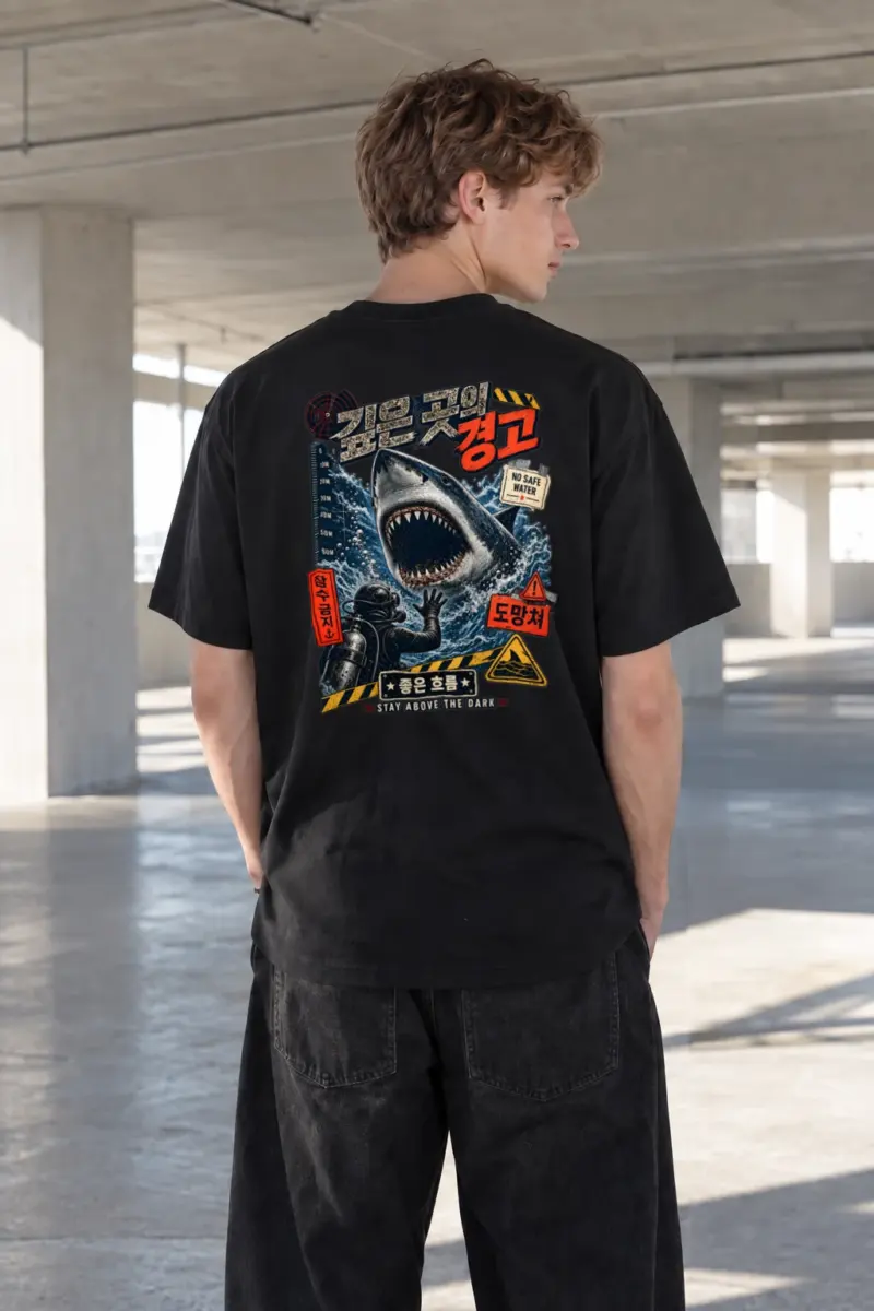 "No Safe Water" Heavyweight Unisex Crewneck T-shirt | Gildan 5000