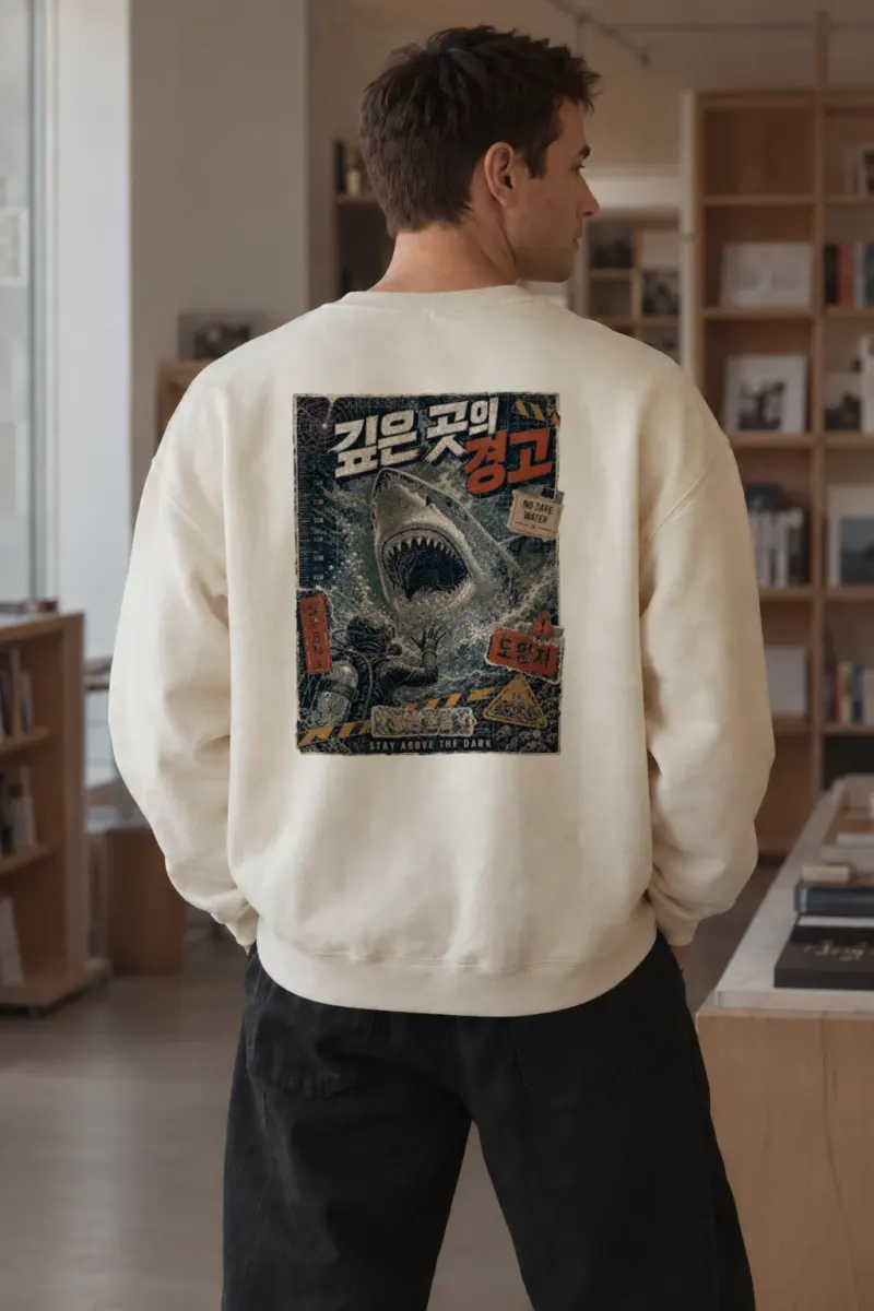 “No Safe Water” Unisex Sponge Fleece Crewneck Sweatshirt | Bella + Canvas 3901