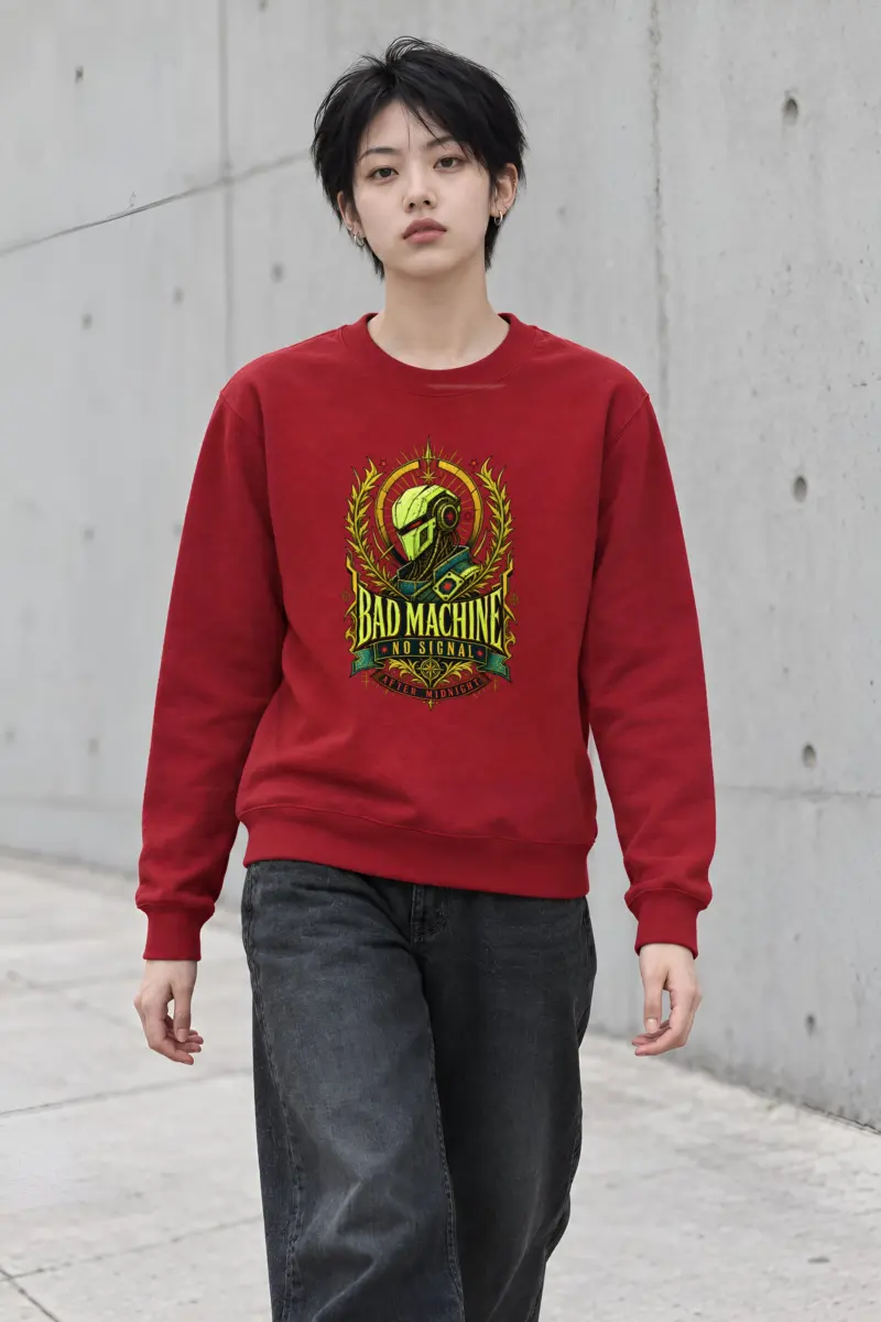 "No Signal After Midnight" Heavy Blend Unisex Crewneck Sweatshirt