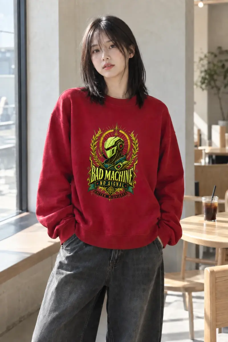 "No Signal After Midnight" Heavy Blend Unisex Crewneck Sweatshirt | Gildan 18000