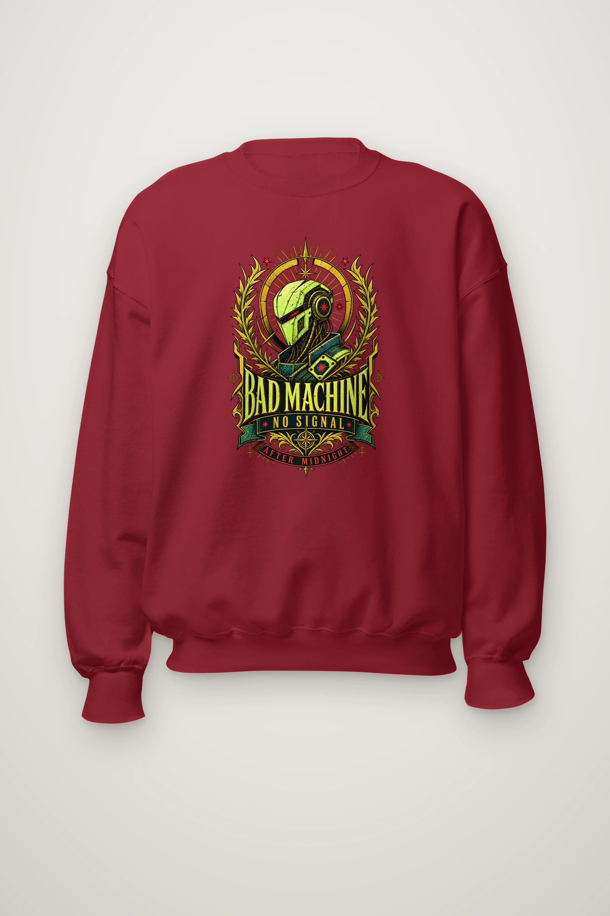 "No Signal After Midnight" Heavy Blend Unisex Crewneck Sweatshirt