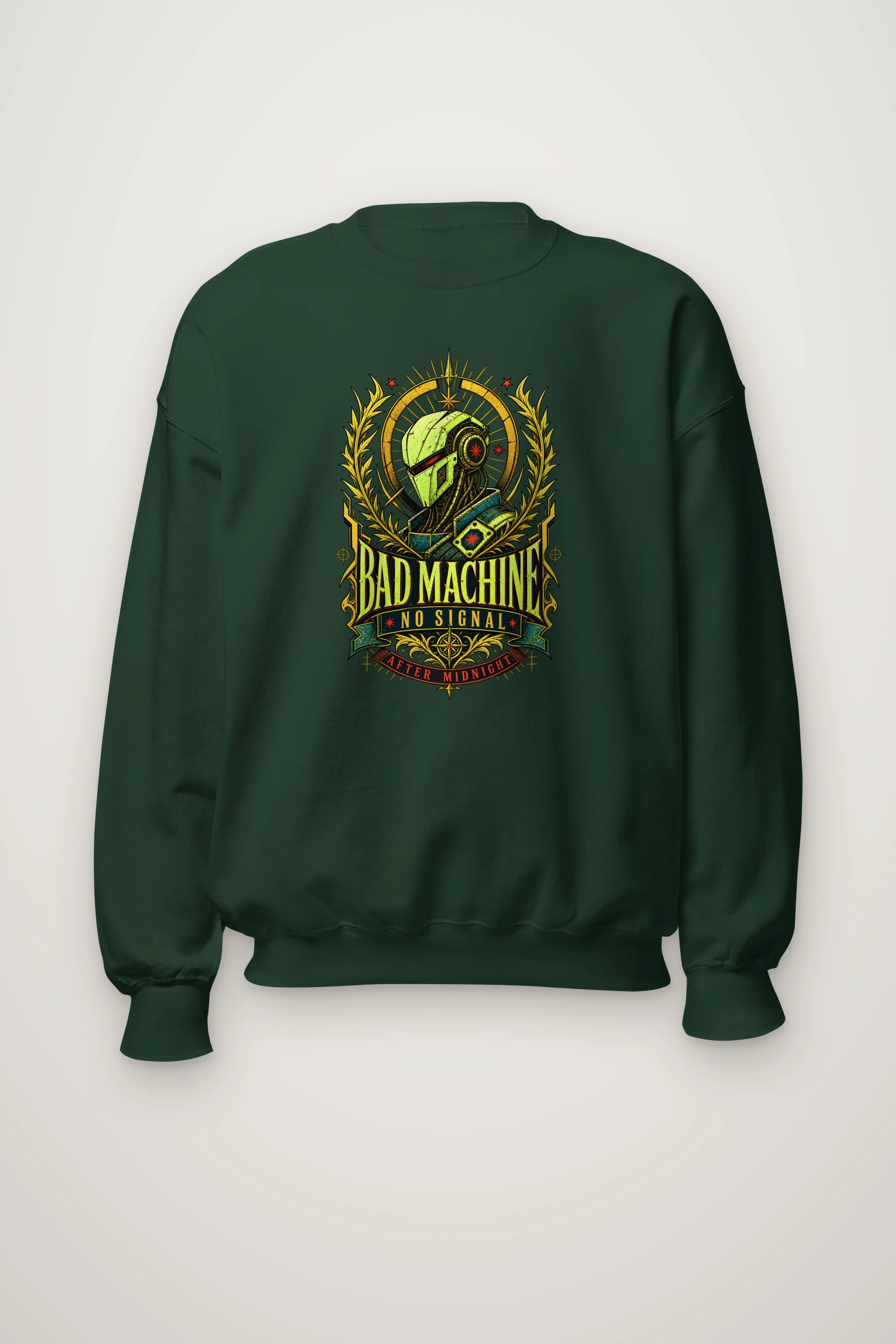"No Signal After Midnight" Heavy Blend Unisex Crewneck Sweatshirt