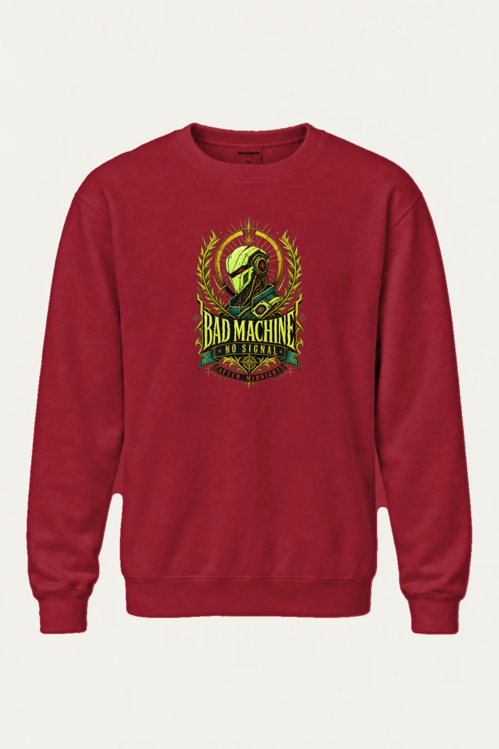 "No Signal After Midnight" Heavy Blend Unisex Crewneck Sweatshirt | Gildan 18000