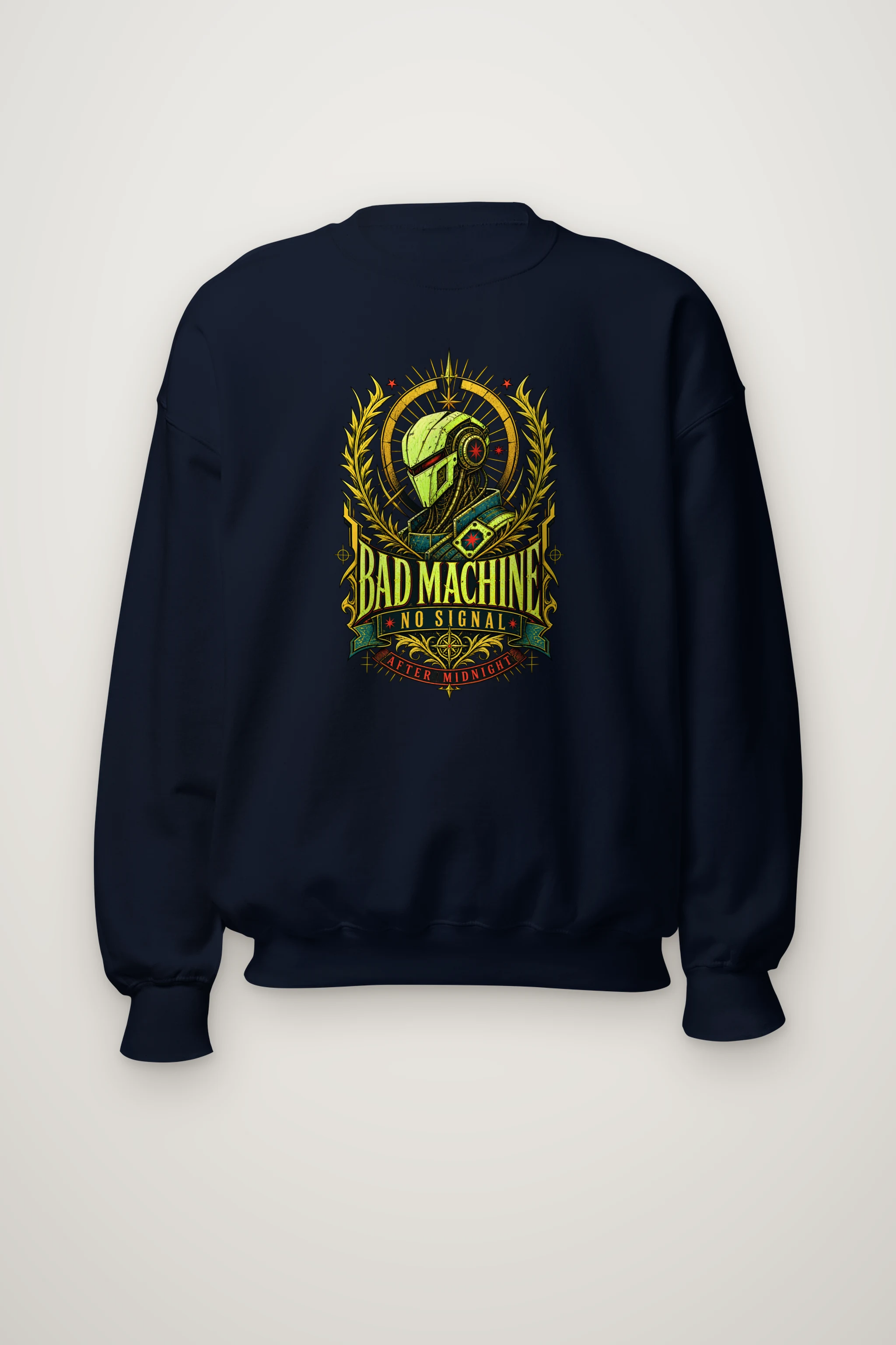 "No Signal After Midnight" Heavy Blend Unisex Crewneck Sweatshirt
