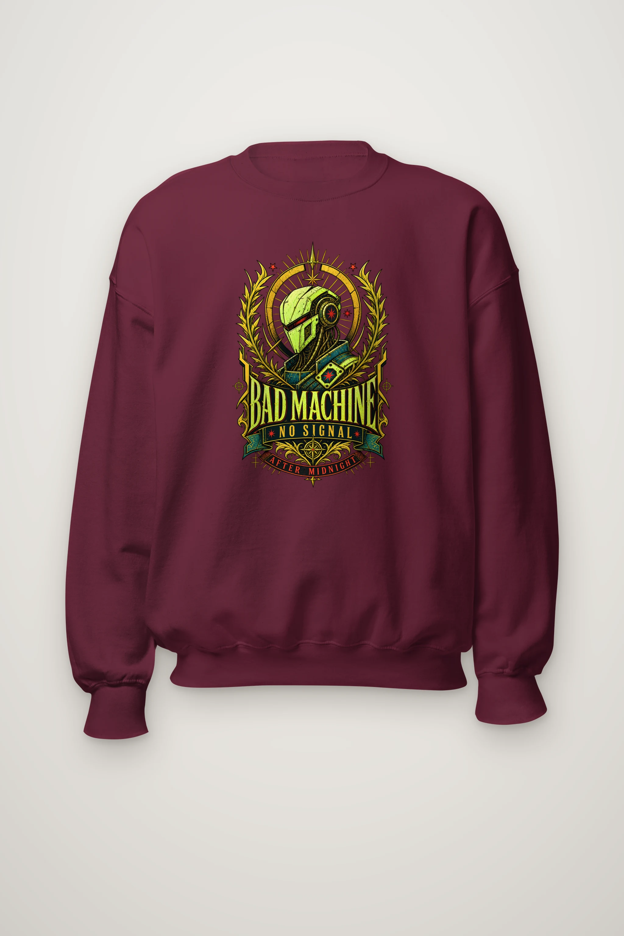 "No Signal After Midnight" Heavy Blend Unisex Crewneck Sweatshirt