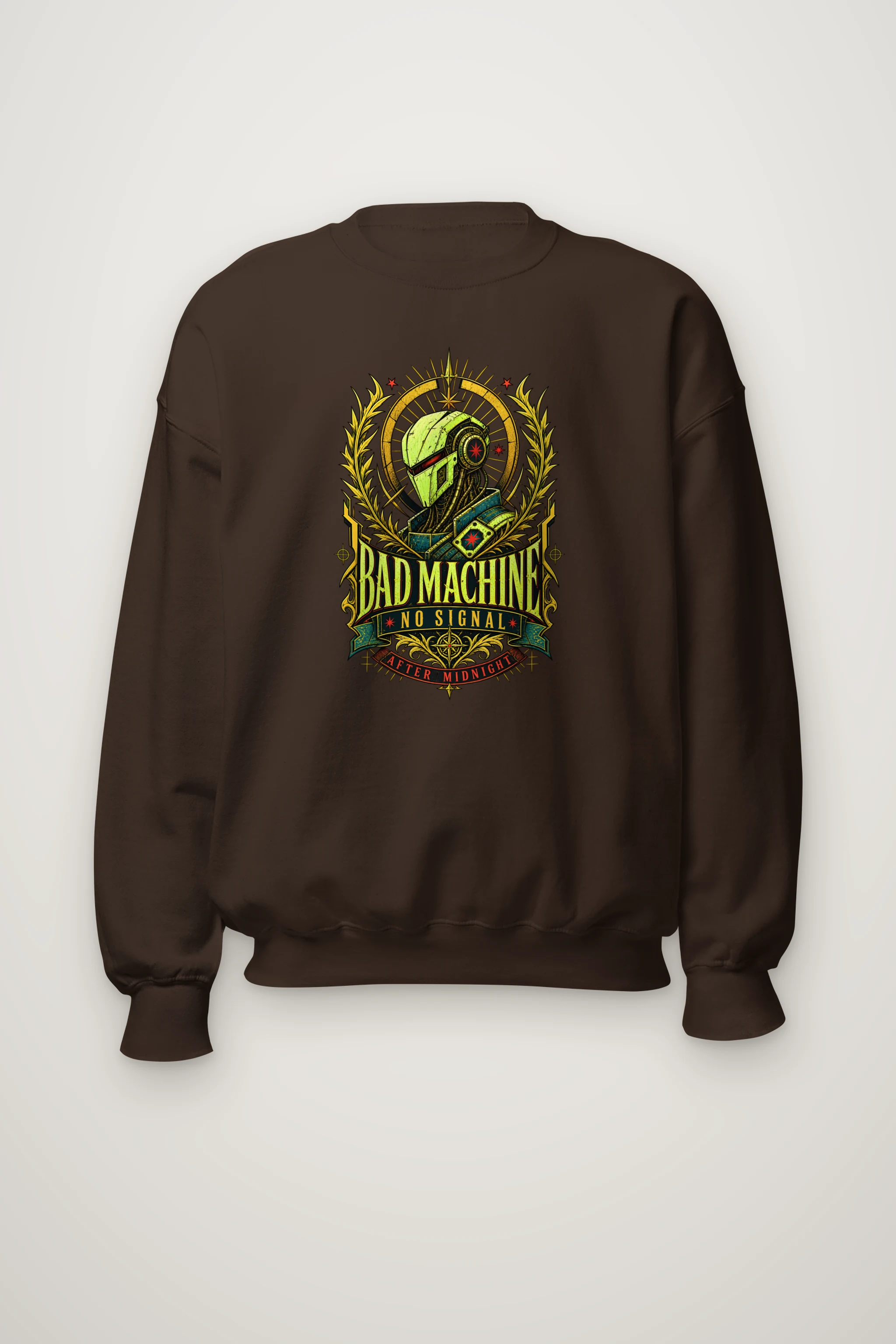 "No Signal After Midnight" Heavy Blend Unisex Crewneck Sweatshirt